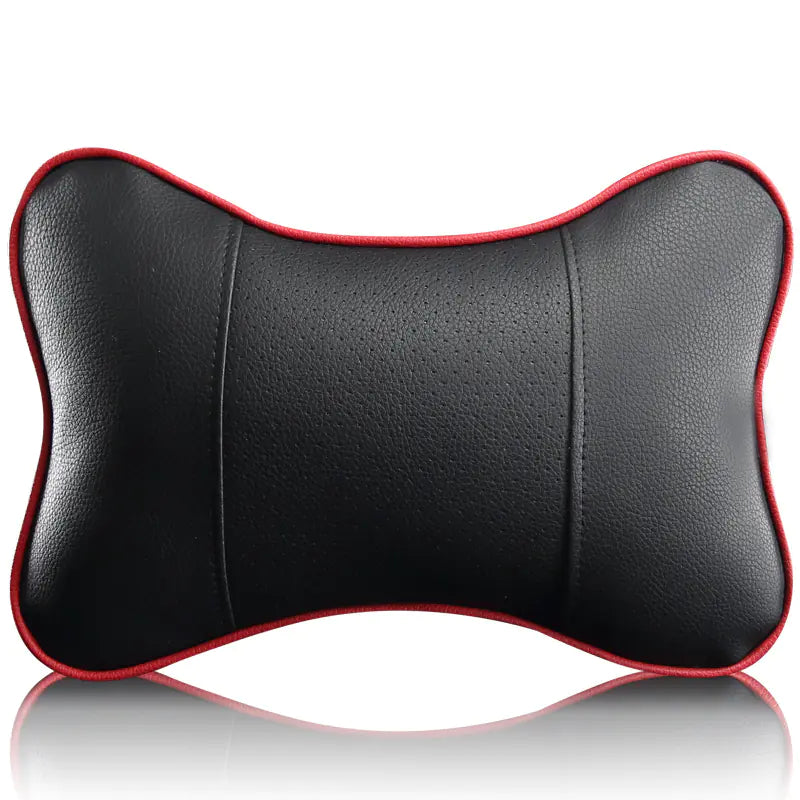 Leather Car Neck Pillow – Ergonomic Head & Neck Support
