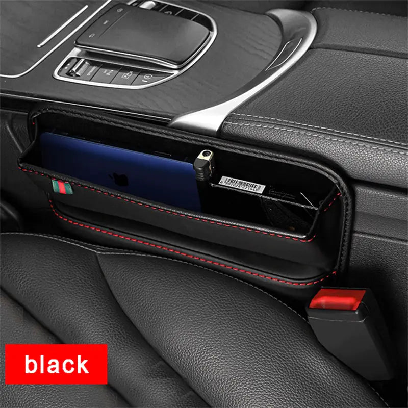 PU Leather Car Seat Gap Filler & Organizer