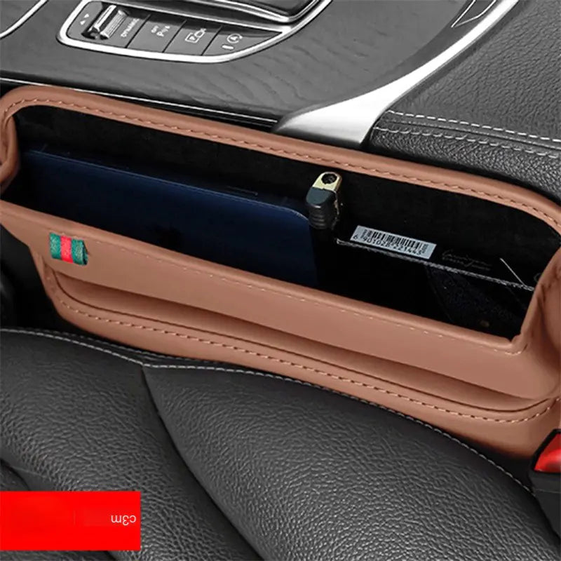 PU Leather Car Seat Gap Filler & Organizer